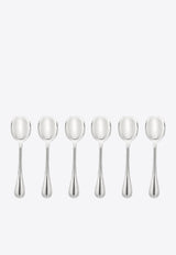 Christofle Malmaison Silver-Plated Ice cream Spoons - Set of 6 Silver B00018035x6