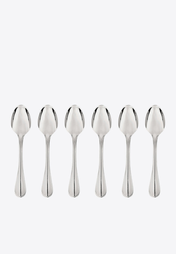 Christofle Albi Stainless Steel Teaspoons  - Set of 6 Silver B02417004x6