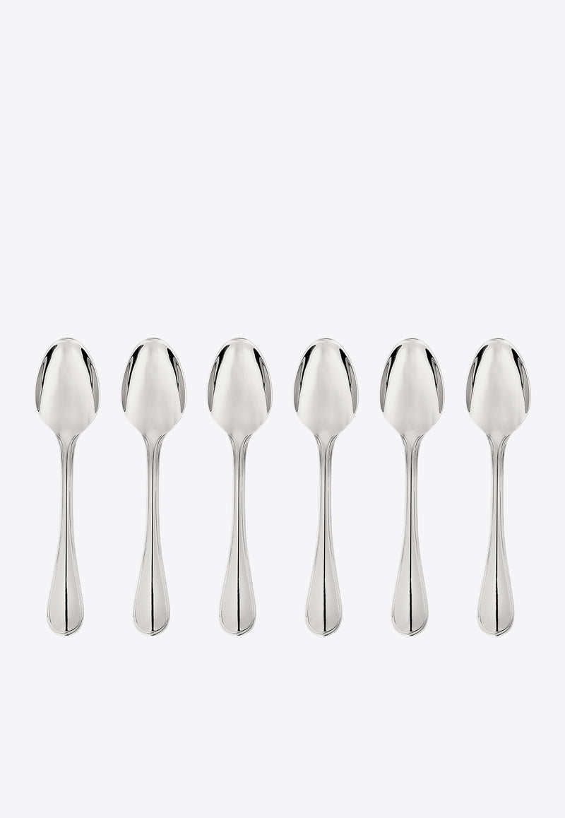 Christofle Albi Stainless Steel Teaspoons  - Set of 6 Silver B02417004x6