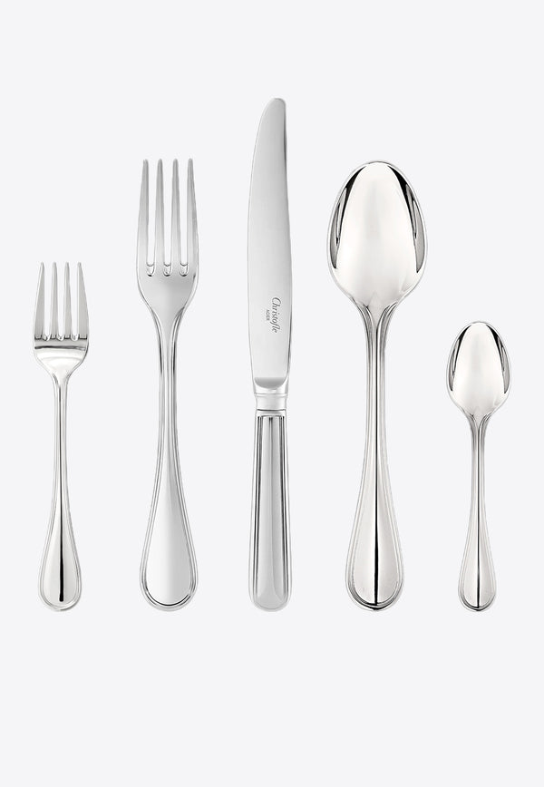 Christofle Albi Stainless Steel Flatware Set - Set of 36 Silver B02417735