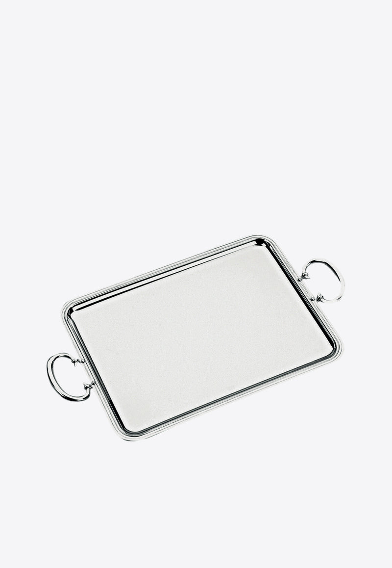 Christofle Large Albi Silver Plated Rectangular Tray Silver B03902250