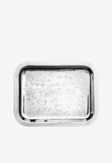 Christofle Graffiti Rectangular Tray Silver B04200440