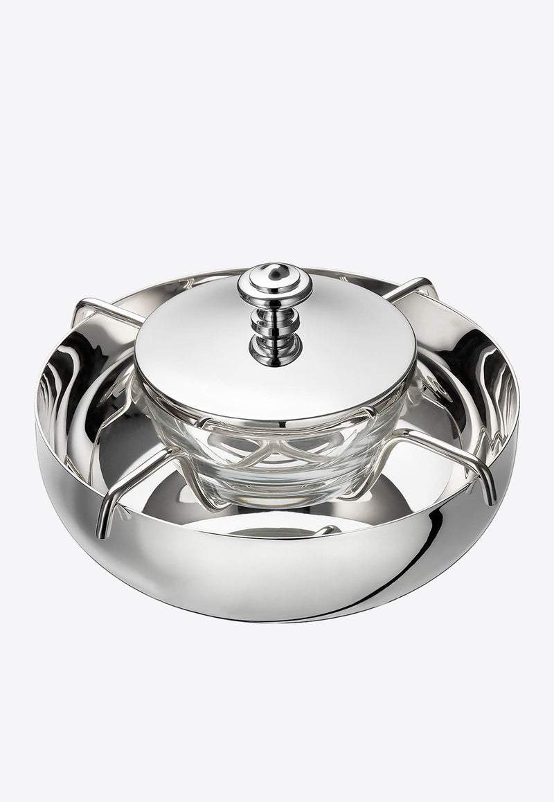 Christofle Albi Silver-Plated Caviar Serving Set Silver B04224540