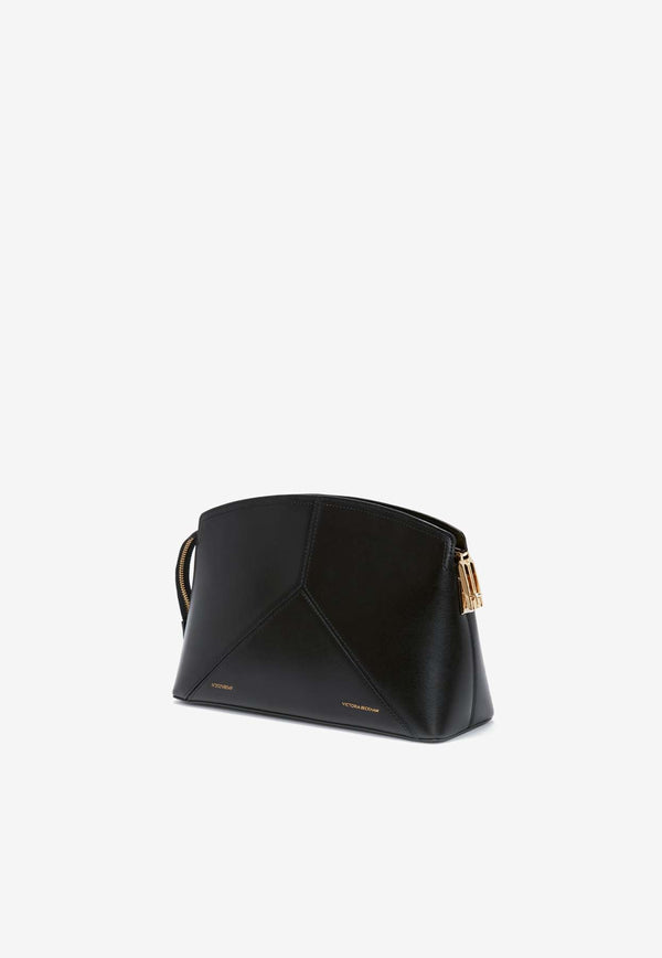 Victoria Beckham Victoria Calf Leather Clutch Black B224AAC005644ABLACK