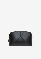 Victoria Beckham Victoria Calf Leather Clutch Black B224AAC005644ABLACK