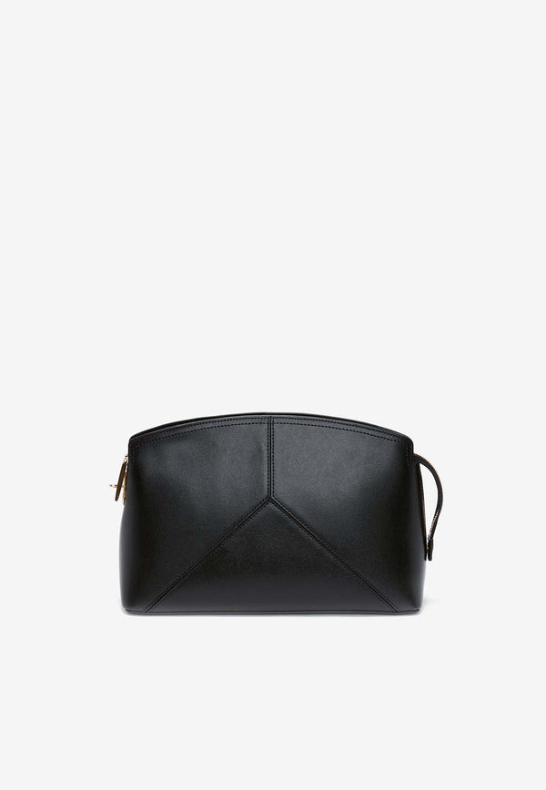 Victoria Beckham Victoria Calf Leather Clutch Black B224AAC005644ABLACK