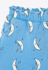 Bobo Choses Girls Beneath The Moon Skirt Light Blue B224AC067CO/P_BOBO-451