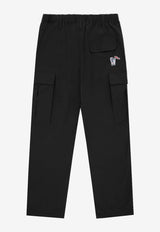 Billionaire Boys Club Logo Patch Cargo Pants Black B23411BLACK