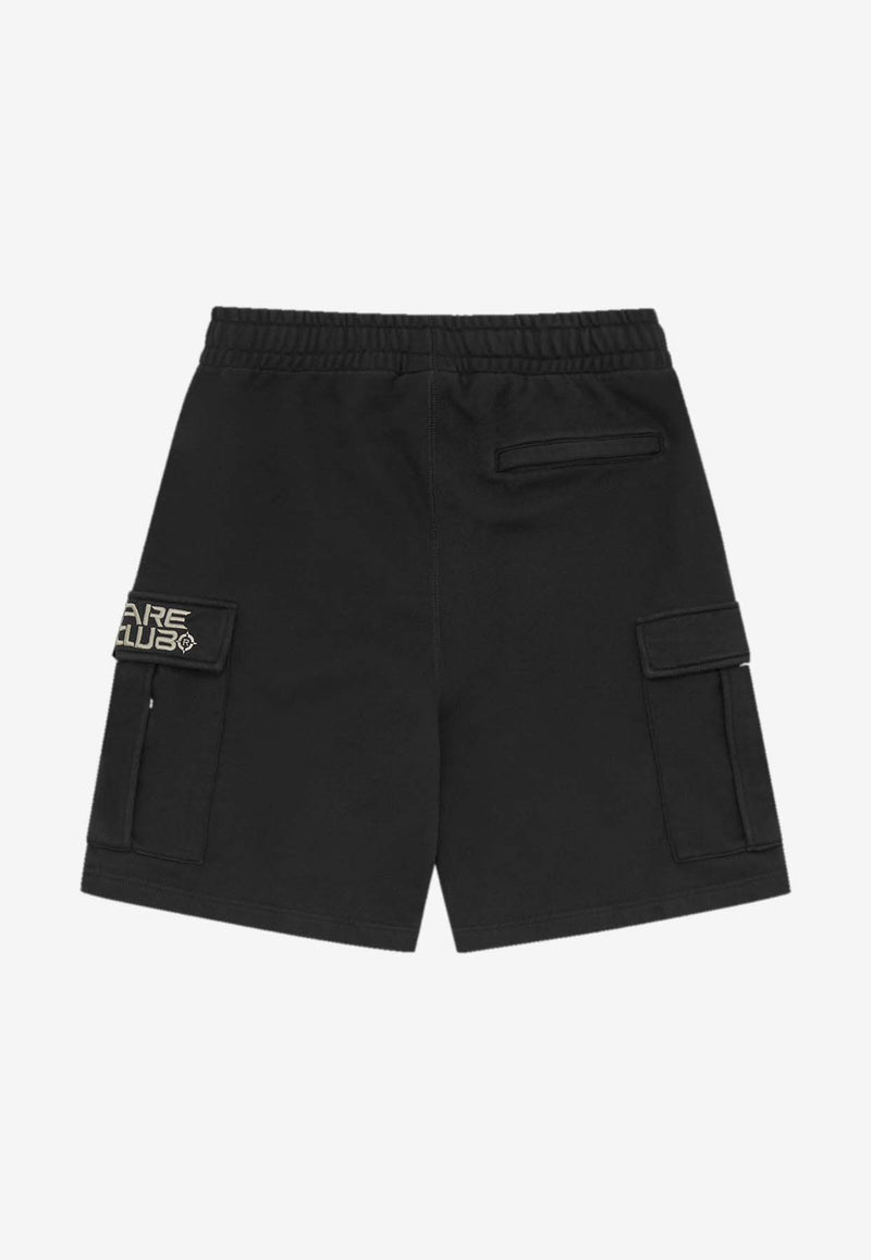 Billionaire Boys Club Logo Embroidered Cargo Shorts Black B24217BLACK