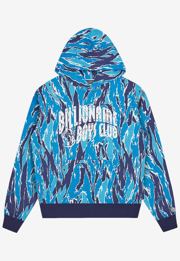 Billionaire Boys Club Arch Logo Camo Hooded Sweatshirt Blue B24232BLUE