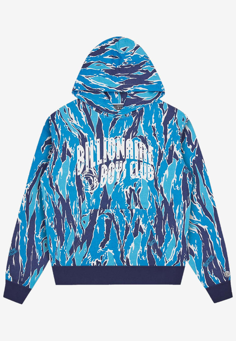 Billionaire Boys Club Arch Logo Camo Hooded Sweatshirt Blue B24232BLUE