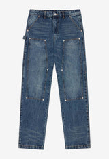 Billionaire Boys Club Straight-Leg Carpenter Jeans Blue B24428DENIM