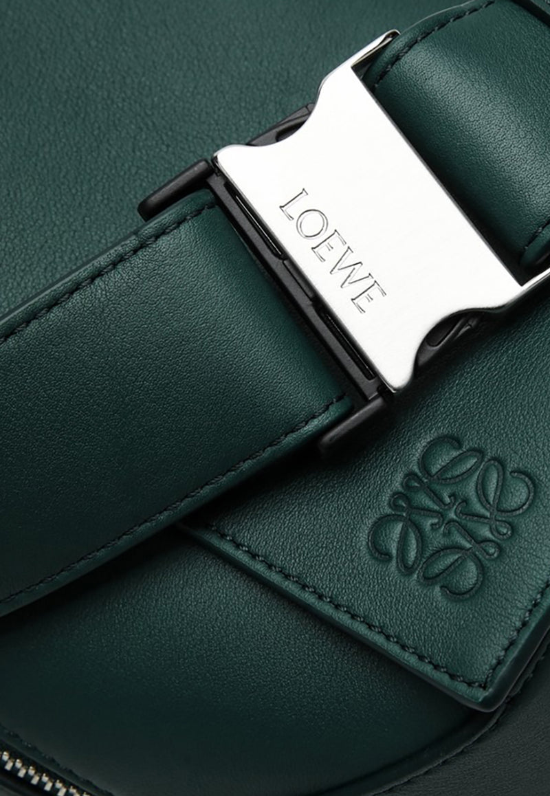 Loewe Small Puzzle Calf Leather Belt Bag Green B510SEBX02LE/Q_LOEW-6580