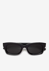 Retrosuperfuture Ambos Square Sunglasses Gray B5B-IL89PVC/O_SUPER-BLK