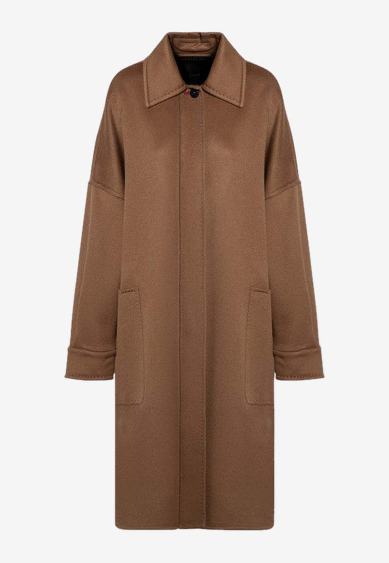 Max Mara Baruffa Oversized Cashmere Coat Brown BARUFFAWO/P_MAXMA-028