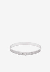 Hermès Kelly Bracelet PM in White Gold and Full Diamonds