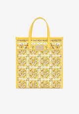 Dolce 
Gabbana Medium Majolica Print Tote Bag BB2259 AP026 HG3OB Yellow