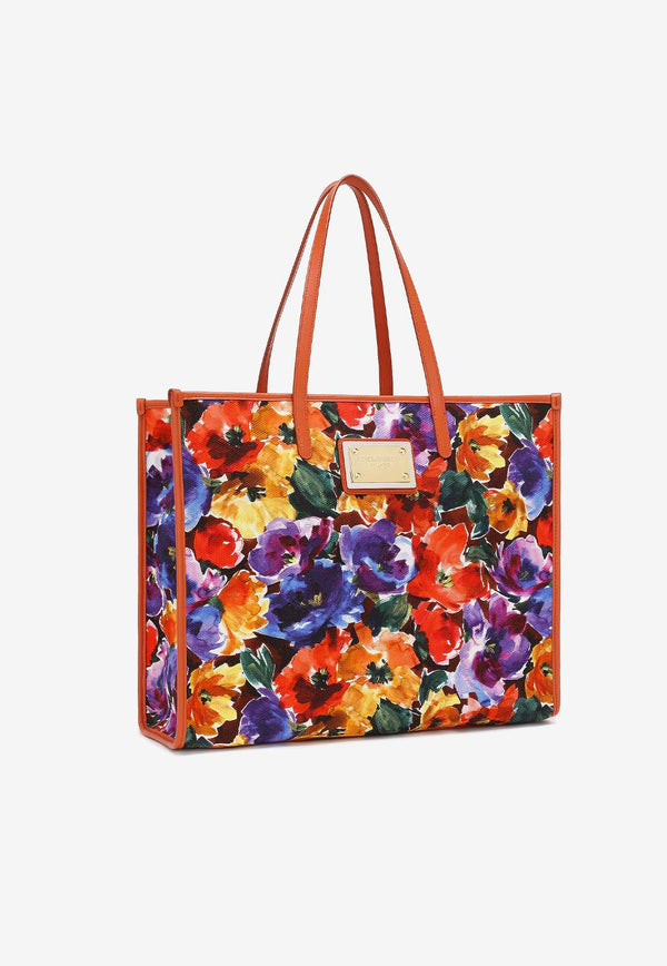 Dolce 
Gabbana Large Abstract Flower Print Tote Bag BB2274 AI354 HM4YE Multicolor