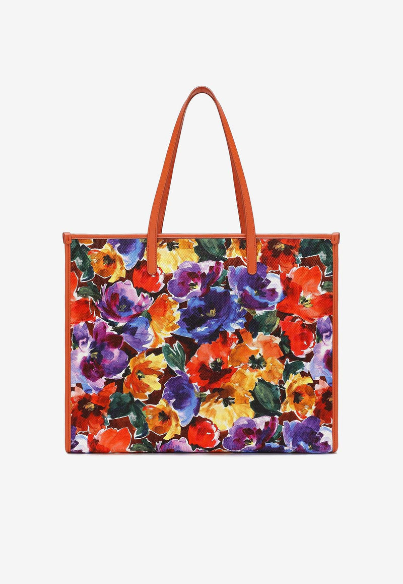 Dolce 
Gabbana Large Abstract Flower Print Tote Bag BB2274 AI354 HM4YE Multicolor