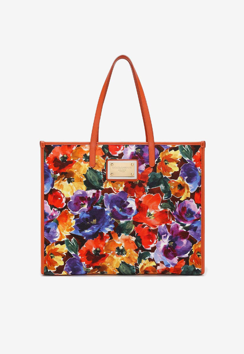 Dolce 
Gabbana Large Abstract Flower Print Tote Bag BB2274 AI354 HM4YE Multicolor