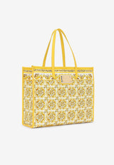 Dolce 
Gabbana Large Majolica Print Tote Bag BB2274 AP026 HG3OB Yellow