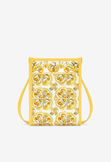 Dolce 
Gabbana Small Majolica Print Tote Bag BB3025 AP026 HG3OB Yellow