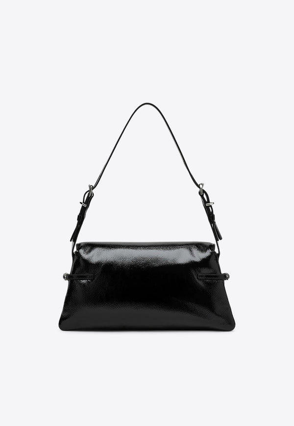 Givenchy Small Voyou Patent Leather Shoulder Bag Black BB5104B25Y/Q_GIV-001