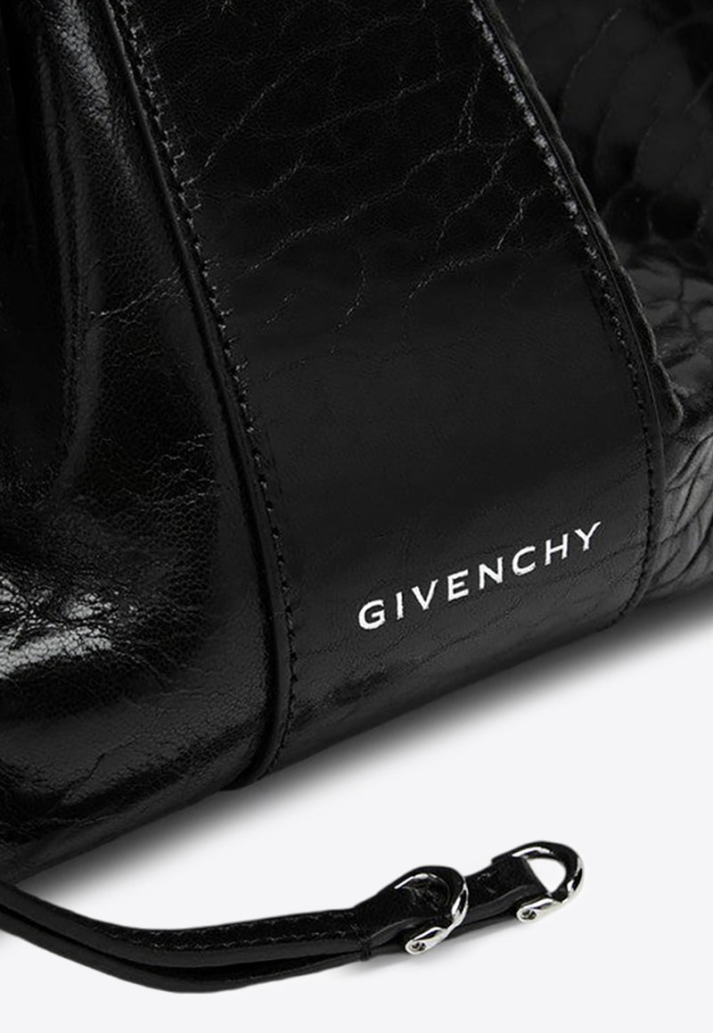 Givenchy Medium Pumpkin Leather Shoulder Bag Black BB510TB24X/P_GIV-001