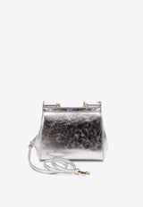 Dolce 
Gabbana Medium Sicily Crossbody Bag in Metallic Leather Bags Color