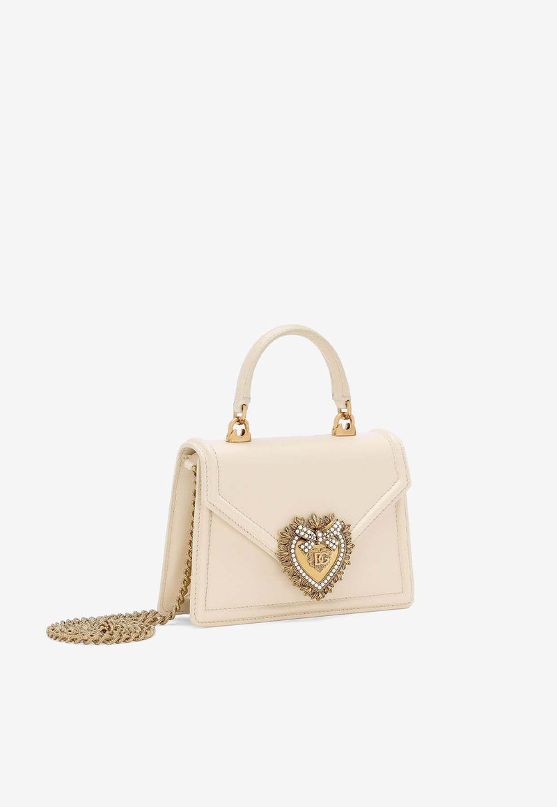 Dolce 
Gabbana Small Devotion Top Handle Bag BB6711 AV893 8H000 Cream