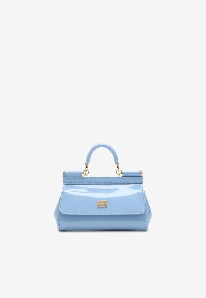 Dolce 
Gabbana Small Sicily Top Handle Bag Light Blue BB7116A1037/P_DOLCE-80789