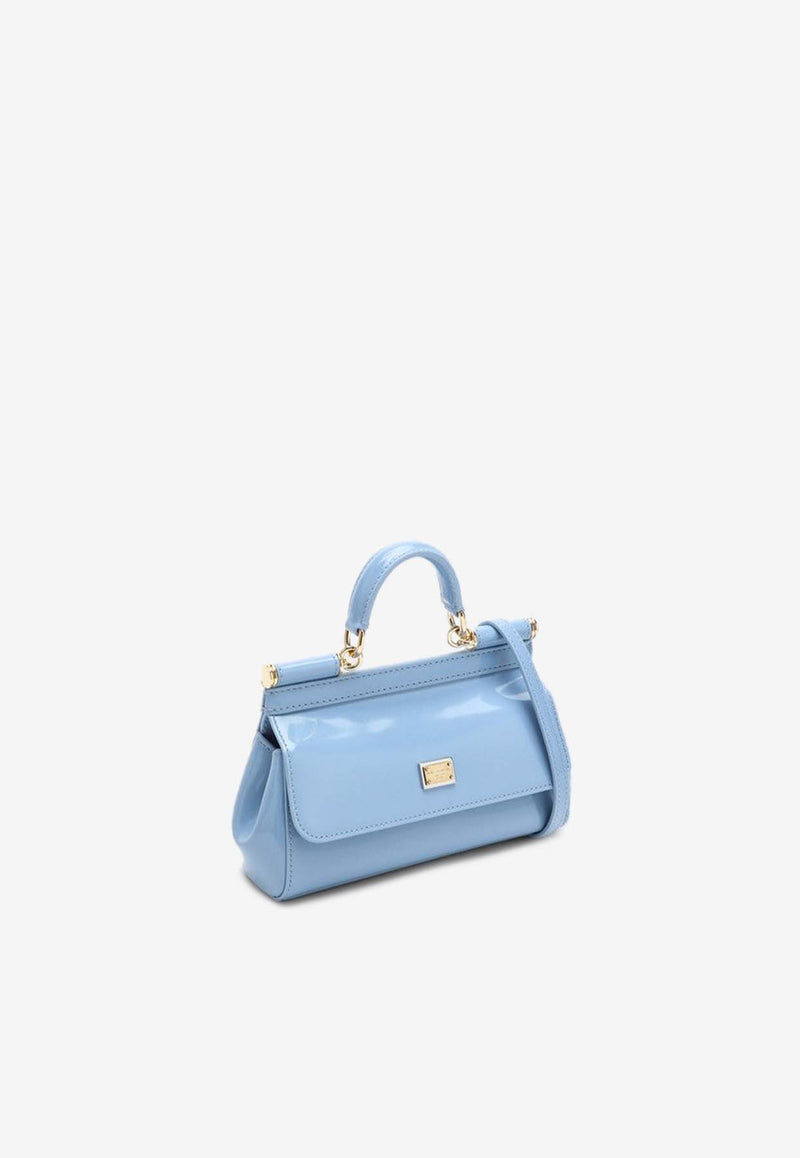 Dolce 
Gabbana Small Sicily Top Handle Bag Light Blue BB7116A1037/P_DOLCE-80789