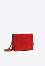 Dolce 
Gabbana DG Logo Patent Leather Crossbody Bag Bags Color