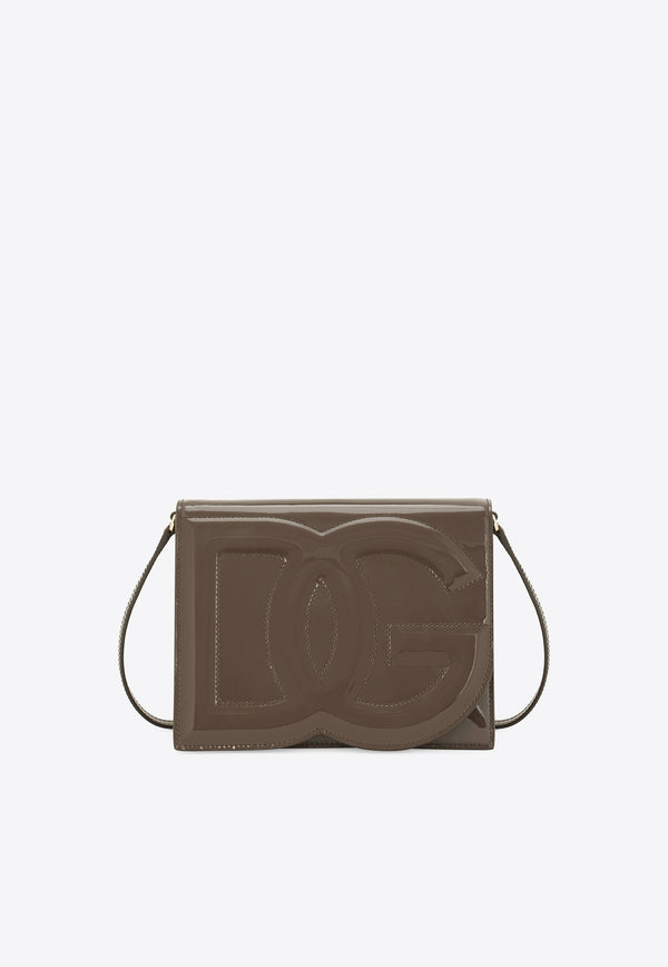 Dolce 
Gabbana DG Logo Patent Leather Crossbody Bag Bags Color