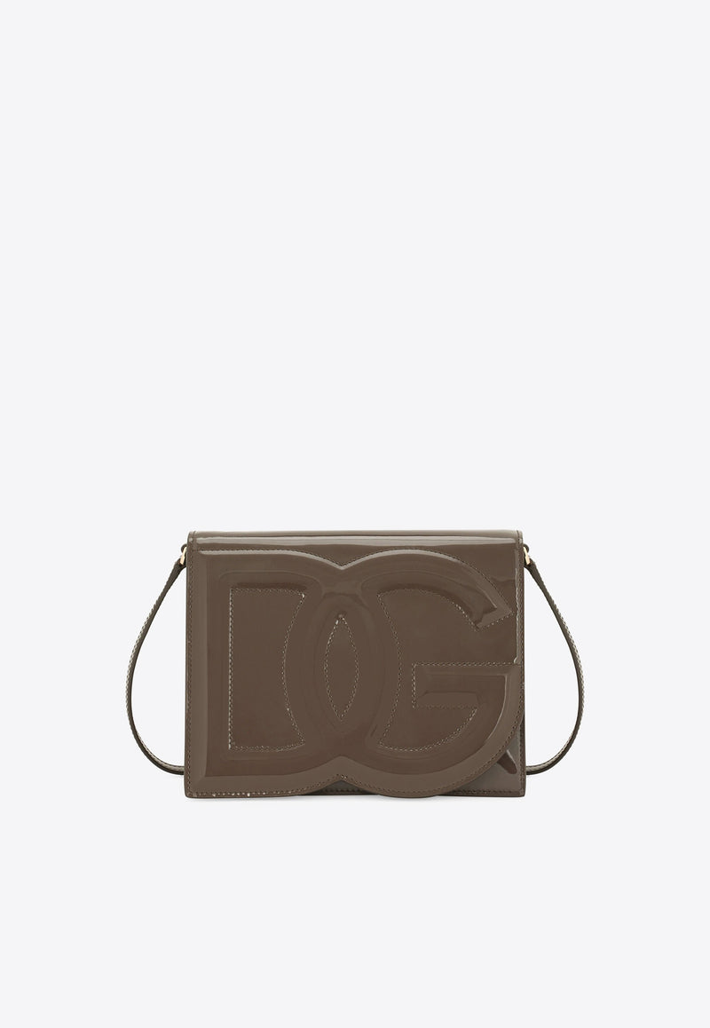 Dolce 
Gabbana DG Logo Patent Leather Crossbody Bag Bags Color