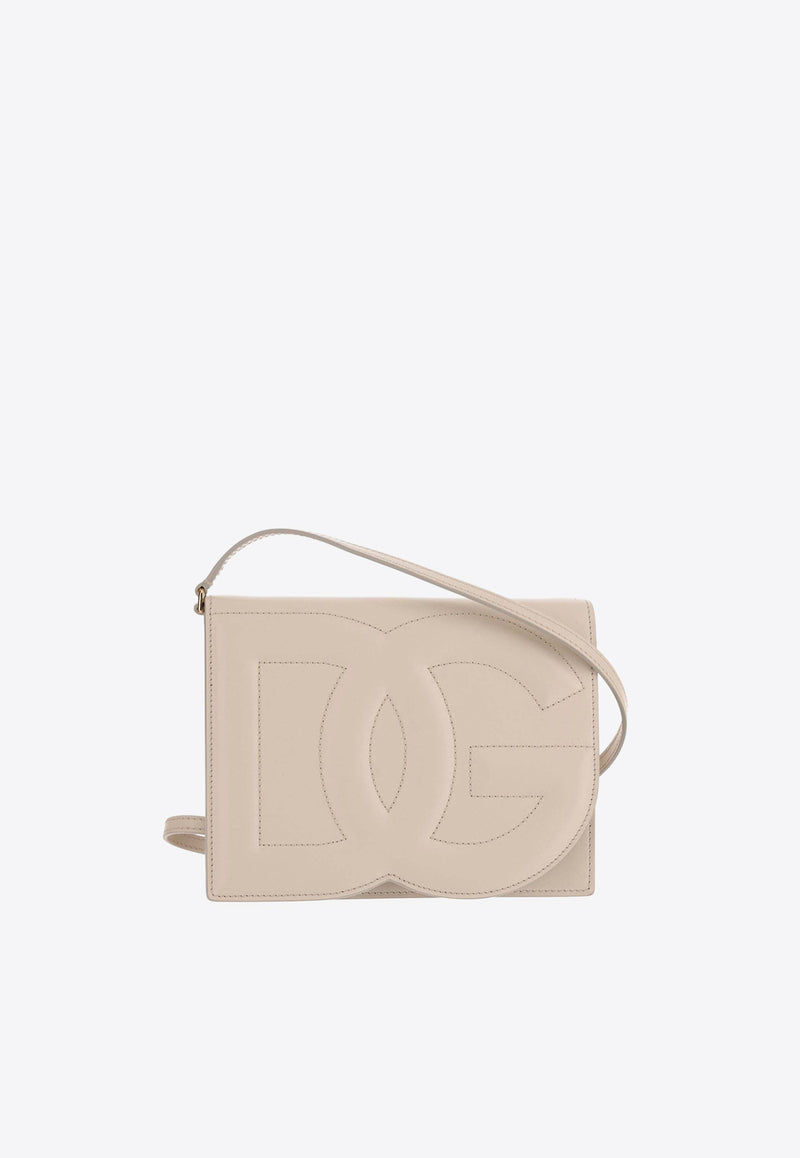 Dolce 
Gabbana DG Logo Calf Leather Crossbody Bag Bags Color