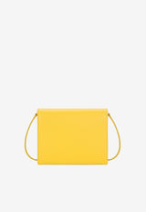 Dolce 
Gabbana DG Logo Crossbody Bag in Calf Leather Yellow BB7287 AW576 80205