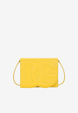 Dolce 
Gabbana DG Logo Crossbody Bag in Calf Leather Yellow BB7287 AW576 80205