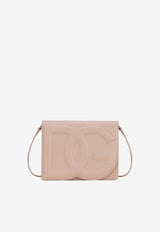 Dolce 
Gabbana DG Logo Crossbody Bag in Calf Leather Blush BB7287 AW576 80402