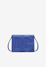 Dolce 
Gabbana DG Logo Crossbody Bag in Calf Leather Blue BB7287 AW576 80623