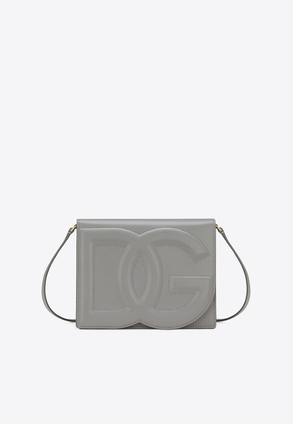 Dolce 
Gabbana DG Logo Calf Leather Crossbody Bag Bags Color