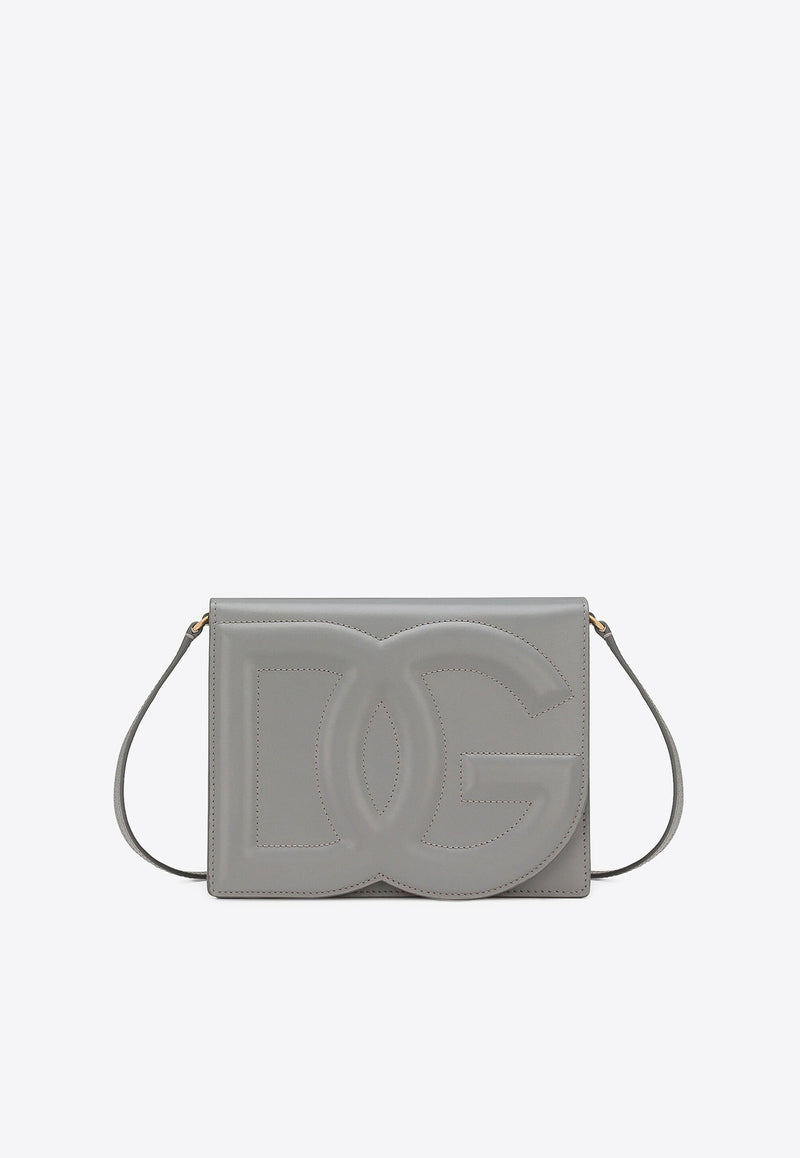 Dolce 
Gabbana DG Logo Calf Leather Crossbody Bag Bags Color