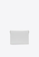 Dolce 
Gabbana DG Logo Calf Leather Crossbody Bag White BB7287AW576/P_DOLCE-80002