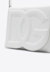 Dolce 
Gabbana DG Logo Calf Leather Crossbody Bag White BB7287AW576/P_DOLCE-80002