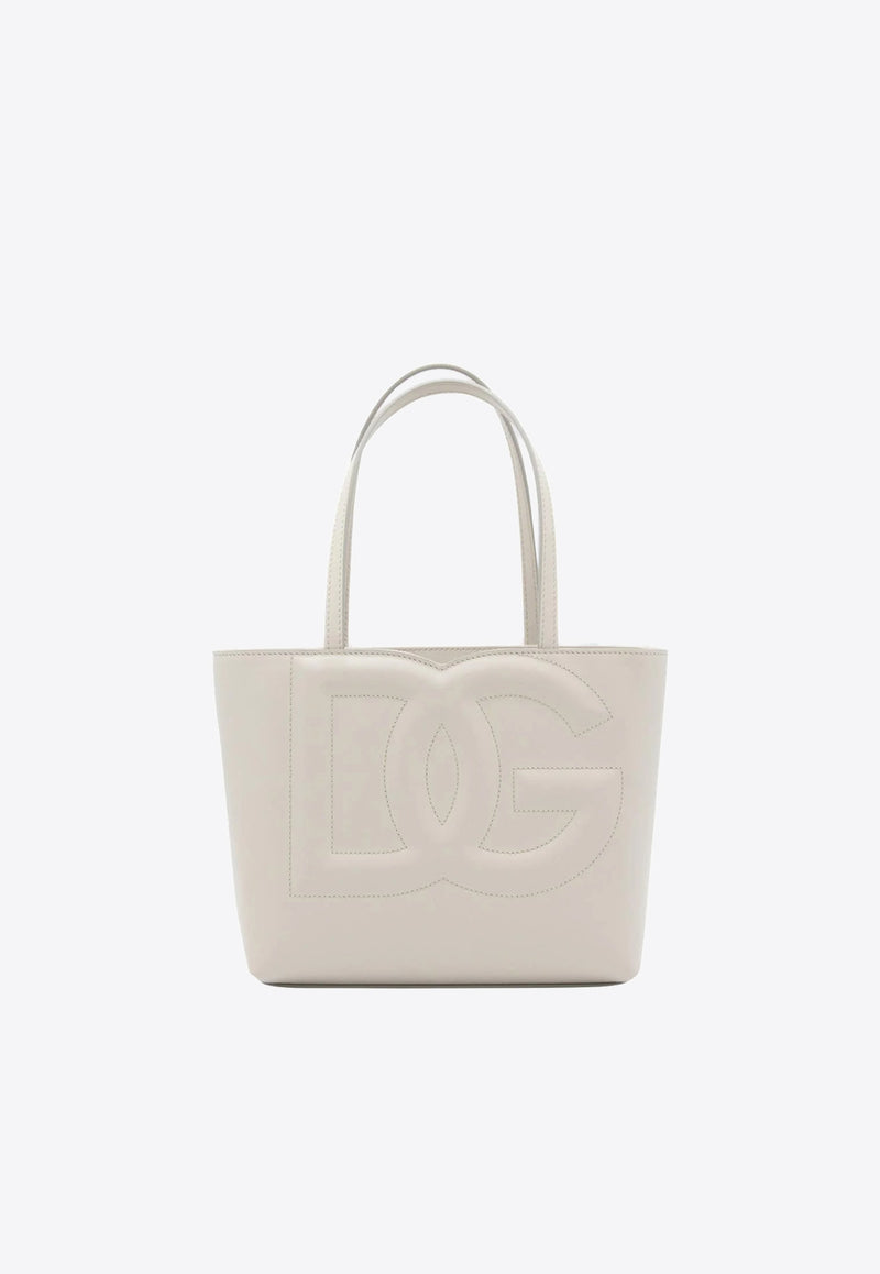 Dolce 
Gabbana Small DG Logo Tote Bag in Calf Leather Bags Color