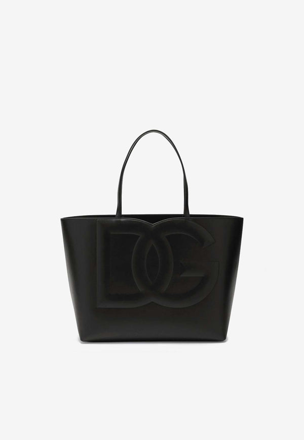 Dolce 
Gabbana Medium DG Logo Leather Tote Bag Black BB7338AW576/Q_DOLCE-80999