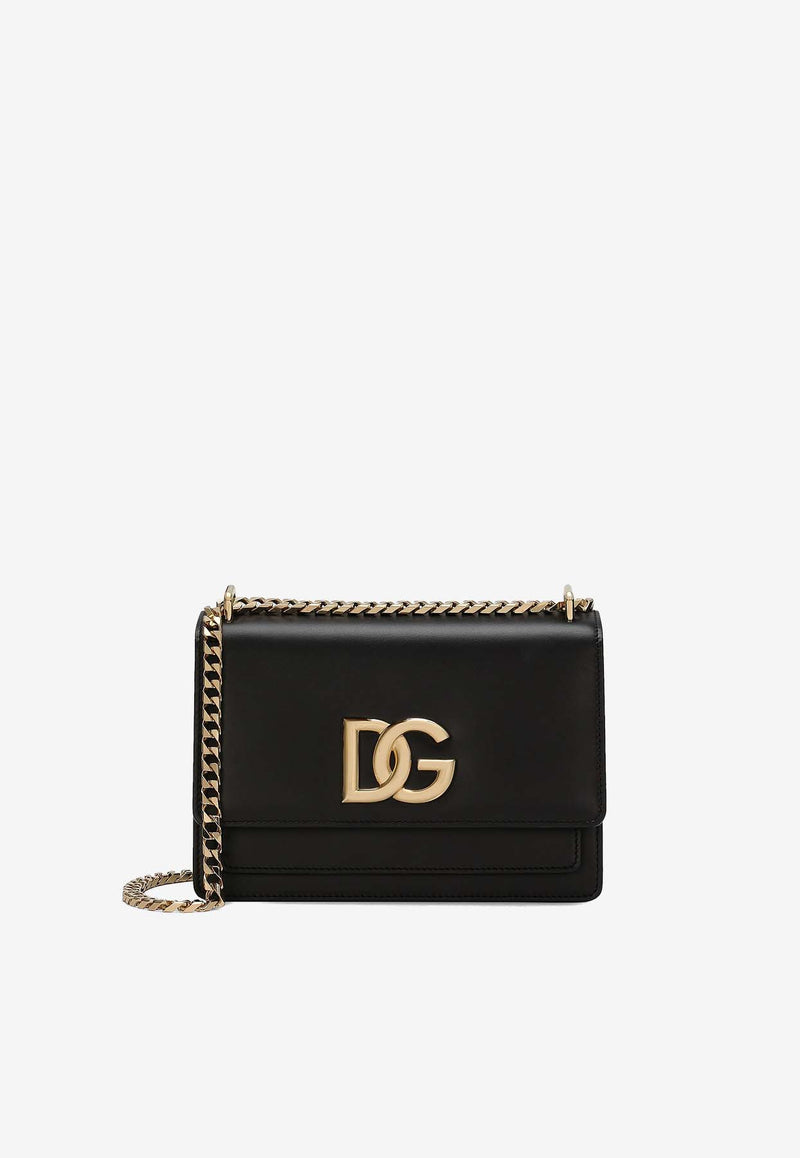 Dolce 
Gabbana 3.5 Crossbody Bag in Calf Leather BB7599 AW576 80999 Black