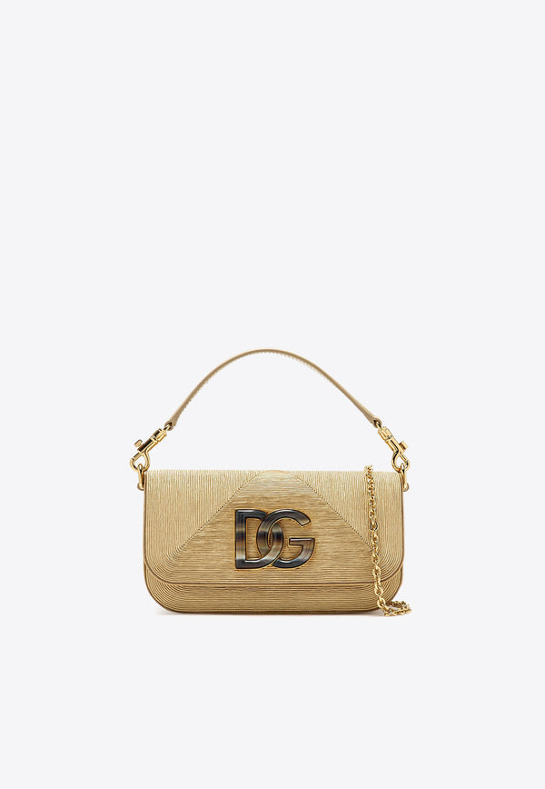 Dolce 
Gabbana 3.5 DG Logo Top Handle Bag  Gold BB7603 C9S47 80703