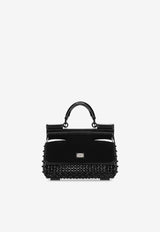 Dolce 
Gabbana Resin Sicily Box Top Handle Bag BB7606 AU648 8L250 Black