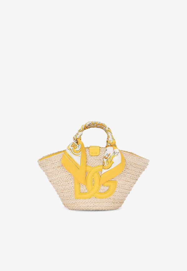 Dolce 
Gabbana Small Kendra DG Tote Bag BB7695 AV860 HG3OB Natural